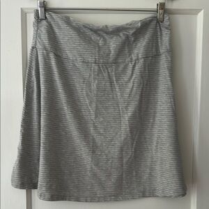 Gray Toad & Co Large A-Line Skirt
